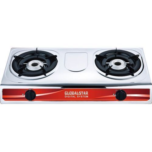 KEY FEATURES Stainless body Double burner gas Hi-Efficiency Gas Burner Automatic Ignition System Low gas consumption