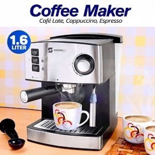 SAYONA COFFEE MAKER 1.6 LITER - SILVER