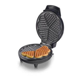 Waffle Maker NL-WM-1554-BK With Mini Heart-Shaped Waffles