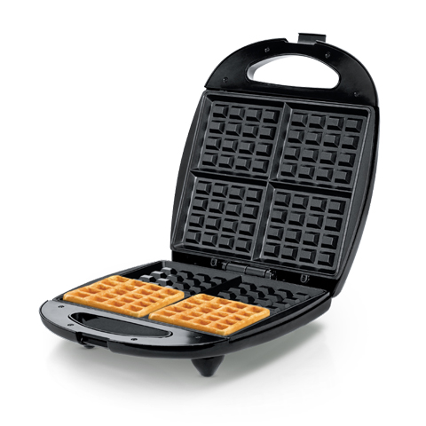 NL-WM-1562 NL-BL-4395CNL-IR-3106 Well, we all love our waffles. Whether they’re topped with maple syrup, chocolate sauce or a number of other toppings, they are the best way to kick start or even end our day. This Saachi Waffle Maker can make 4 waffles