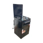 3 burners +1 plate electric , electric oven{ blueflame}