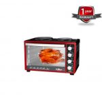 Electro Master EM-EO-1418-HPR Oven With Hot Plate & Rotisserie, 35Ltrs