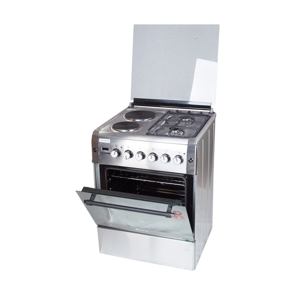BlueFlame diamond cooker D6022ERF 60x60cm 2 gas burners and 2 electric plates with electric oven