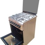 BlueFlame diamond cooker D6031ERF 60cm X 60cm 3gas burners and 1 electric plate with electric oven inox – stainless steel