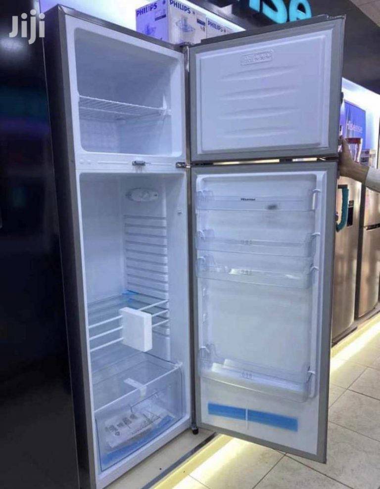 Hisense 270 Litres Double Door Fridge Crown Japan Katwe