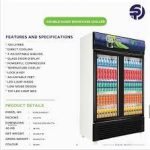 Spj double door fridge 830Litres slide door