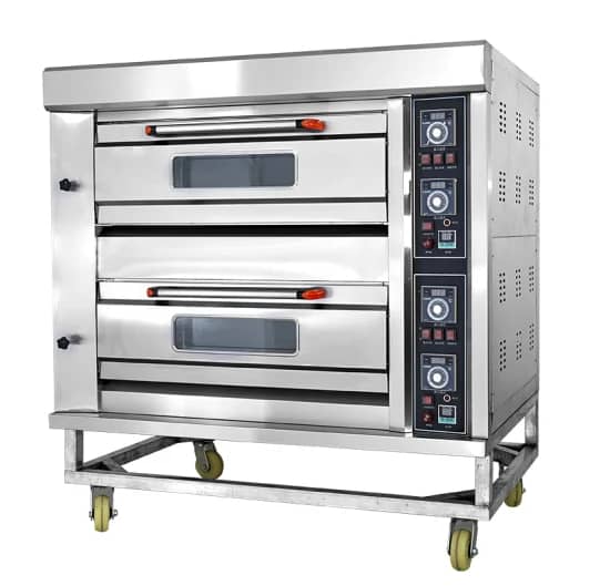 Gas Oven Double Deck 4 trays