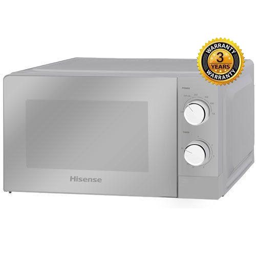 Hisense Microwave Oven, 20 Litres - Silver
