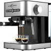 Edoolffe Espresso Coffee Machine Built-In Milk Frother 15bar Coffee Makers - Image 3