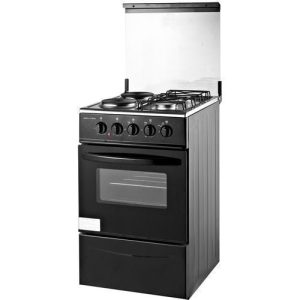 2 Gas + 2 Electric Cooker with Electric Oven