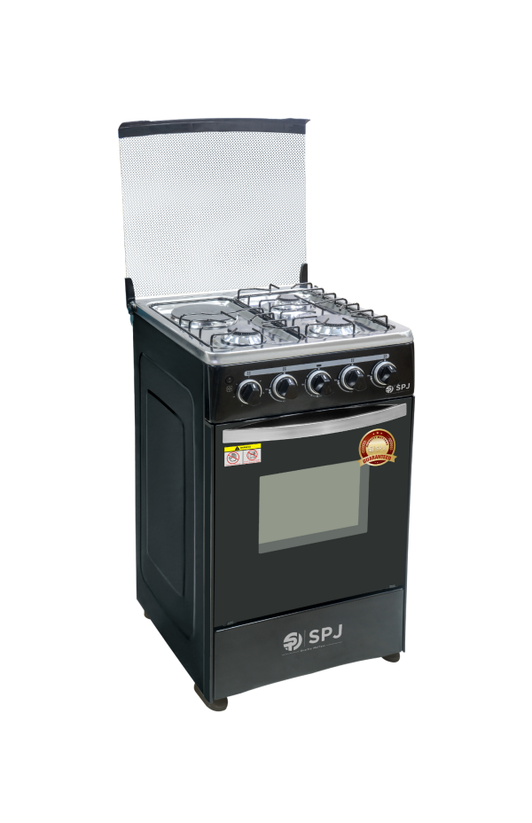 SPJ 3 Gas Burner with 1 Electric 60X60 Standing Gas Cooker