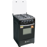 SPJ 6060cm Full Gas Standing Cooker + Gas Oven - Black