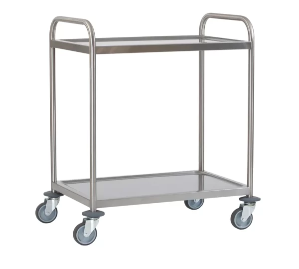 2 Tiers Assembled Dining Cart